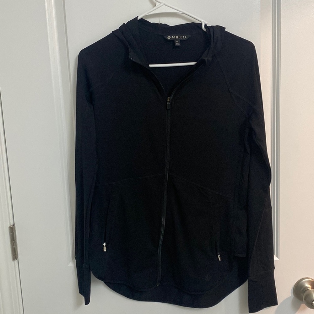 ATHLETA Black Active Hoddie XS